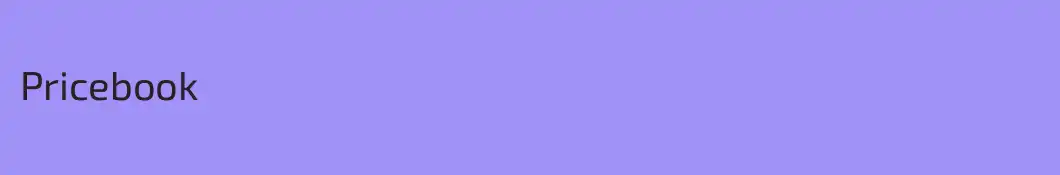 Pricebook