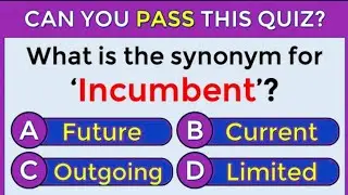 Synonyms Quiz: 97% Can Not Score 21/21 | synonyms and antonyms in english #challenge #synonyms #quiz