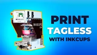 Printing T-Shirt Tags with Ink Cups