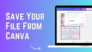 How To Save Your File in Canva | Download Design