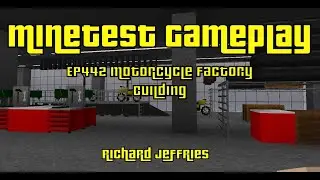Luanti / Minetest Gameplay EP442 Motorcycle Factory