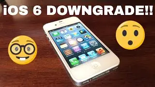 How To Downgrade iPhone 4S and iPad 2 Back To iOS 6!