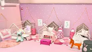 Family With Triplets' House | Stop Motion Build | THE SIMS 4