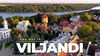 ONE DAY IN VILJANDI (ESTONIA) 🇪🇪 | 4K 60FPS | Look how beautiful this place is!