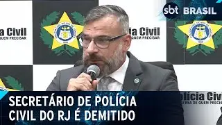 Cláudio Castro anuncia demissão de secretário de Polícia Civil do RJ | SBT Brasil (02/09/24)