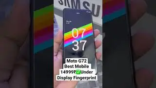 Moto G72Best Mobile 14999₹✅Under Display Fingerprints #motog72