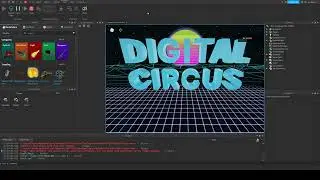 Roblox Digital Circus Tycoon Animated Logo