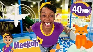 Meekah's Indoor Playground Dance Party | Educational Videos for Kids | Blippi and Meekah Kids TV