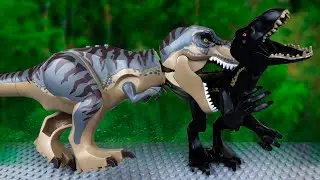 LEGO Cartoons about Dinosaurs | Dinosaurs vs Dino Robot 🔴 LEGO Jurassic World