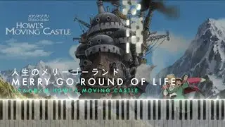 [VFX Piano]人生のメリーゴーランド Merry Go Round of Life - ハウルの動く城 Howl's Moving Castle | by PianoSSam
