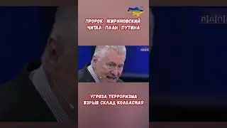 Жириновский читал план Путина Приднестровье Колбасная 