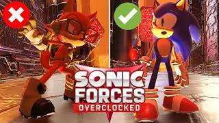 Sonic Forces Overclocked: Sonic in Avatar Stages!