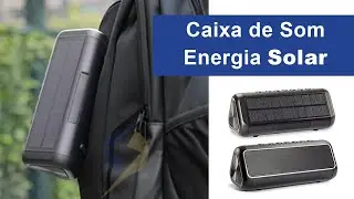 CAIXA DE SOM MOVIDA A ENERGIA SOLAR À PROVA D´ ÁGUA | Energia Solar Shop