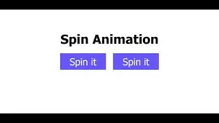 How to create Spin Button Hover Animation using only HTML and CSS