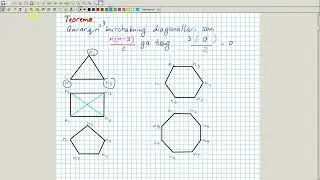 Qavariq ko'pburchak. Ko'pburchakning diagonallari. To'rtburchak. Geometriya 8-sinf. 2-dars