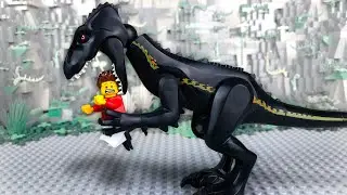 LEGO Dinosaurs vs. Robot Dino. Cartoons about Jurassic Period Dinosaurs 3 in Lego City