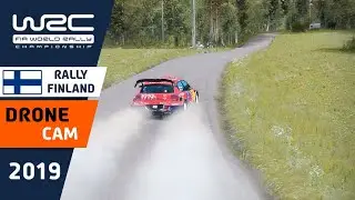 WRC DRONE CAM: Esapekka Lappi FLAT OUT at Saalahti | #RichardBurnsRally