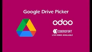 How to Upload attachments from Google Drive to odoo | Odoo Google Drive Picker, odoo to google drive