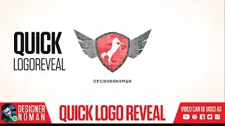 Quick Logo Reveal | Intro video Logo Animation | (VIDEO NO: #72)