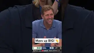 Luka ➡️ Kyrie ➡️ Lively II got Dirk smiling! 👏😄 | #Shorts