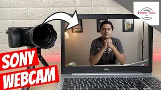 How to Use Sony a6400 as Webcam 📷📷📷 | How to Use Sony Camera as Webcam