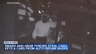 Smash-and-grab thieves target Chicago auto shops, steal keys and cars