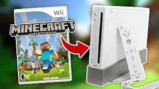 Playing Minecraft... But for the Wii?