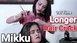 ASMR Head Massage by Miku  indian girl| Hair Cracking to Cosmic Lady barber - ASMR Massage Therapy