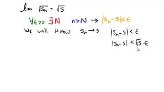 Epsilon-N proof with an already existing sequence