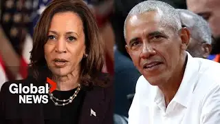 Obamas endorse Harris as Trump wants to skip scheduled debate