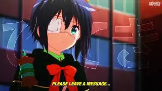 Flawed Mangoes & Aldn - Leave A Message [Lyrics / AMV]