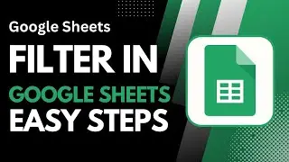 How to Filter in Google Sheets !
