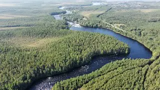 Река Сегежа, Сегежский район, р. Карелия. Август 2022 г.