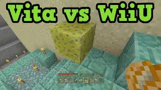 Minecraft PS Vita vs Wii U - Portable Minecraft Comparison