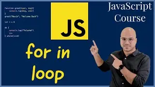 #21 For in loop in JavaScript