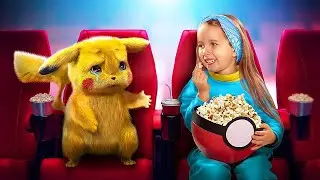 Как пронести покемона в кинотеатр! Покемоны в реальной жизни!