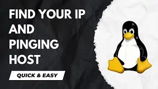 EASY Steps to FIND Your IP ADDRESS and PING a Host in Linux (Ubuntu)  Kali Linux