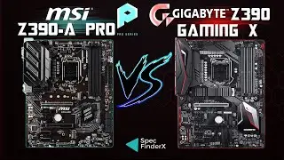 MSI Z390-A PRO vs Gigabyte Z390 Gaming X