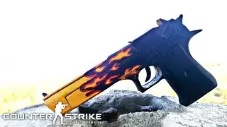 КАК СДЕЛАТЬ DESERT EAGLE ПЛАМЯ ИЗ КС:ГО?! | DESERT EAGLE BLAZE FROM CS:GO!?