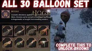 All 30 balloon set, Balloon pop quest, hogwarts legacy gameplay