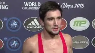 Vladimer KHINCHEGASHVILI (GEO), 2015 Freestyle Wrestling World Champion at 57kg