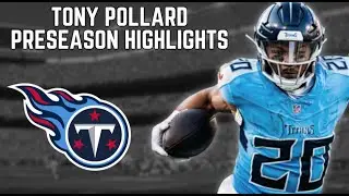 Tony Pollard Titans Highlights 👀🔥|| NFL Preseason 2024 ||