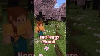 Happy 15years celebration of Minecraft #minecraft15 #minecraft #shorts #fyp