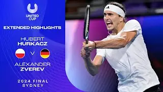 Hubert Hurkacz v Alexander Zverev Extended Highlights | United Cup 2024 Final