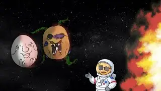 ONE NIGHT AT POTATOE'S 4: SPACE MADNESS | SPACE NIGHT, THE EXTRAS AND 2 ENDINGS | FNAF FAN GAME 2022