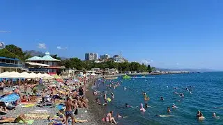 Начало Бархатного сезона в Крыму. Алушта, обзор пляжей в Профессорском уголке.