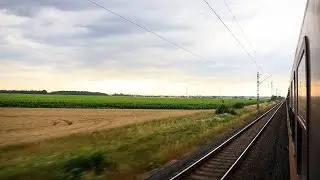 European wheels noise | Hungary from train 🇭🇺