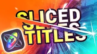 Sliced Title Animation for Final Cut Pro • Apple Motion Tutorial