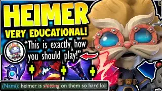 The Absolute BEE-ST Heimerdinger playstyle midlane? (One-shotting everyone!)