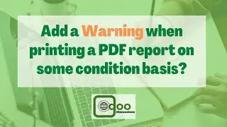 Add a warning when printing a PDF report on the basis of condition | Odoo development